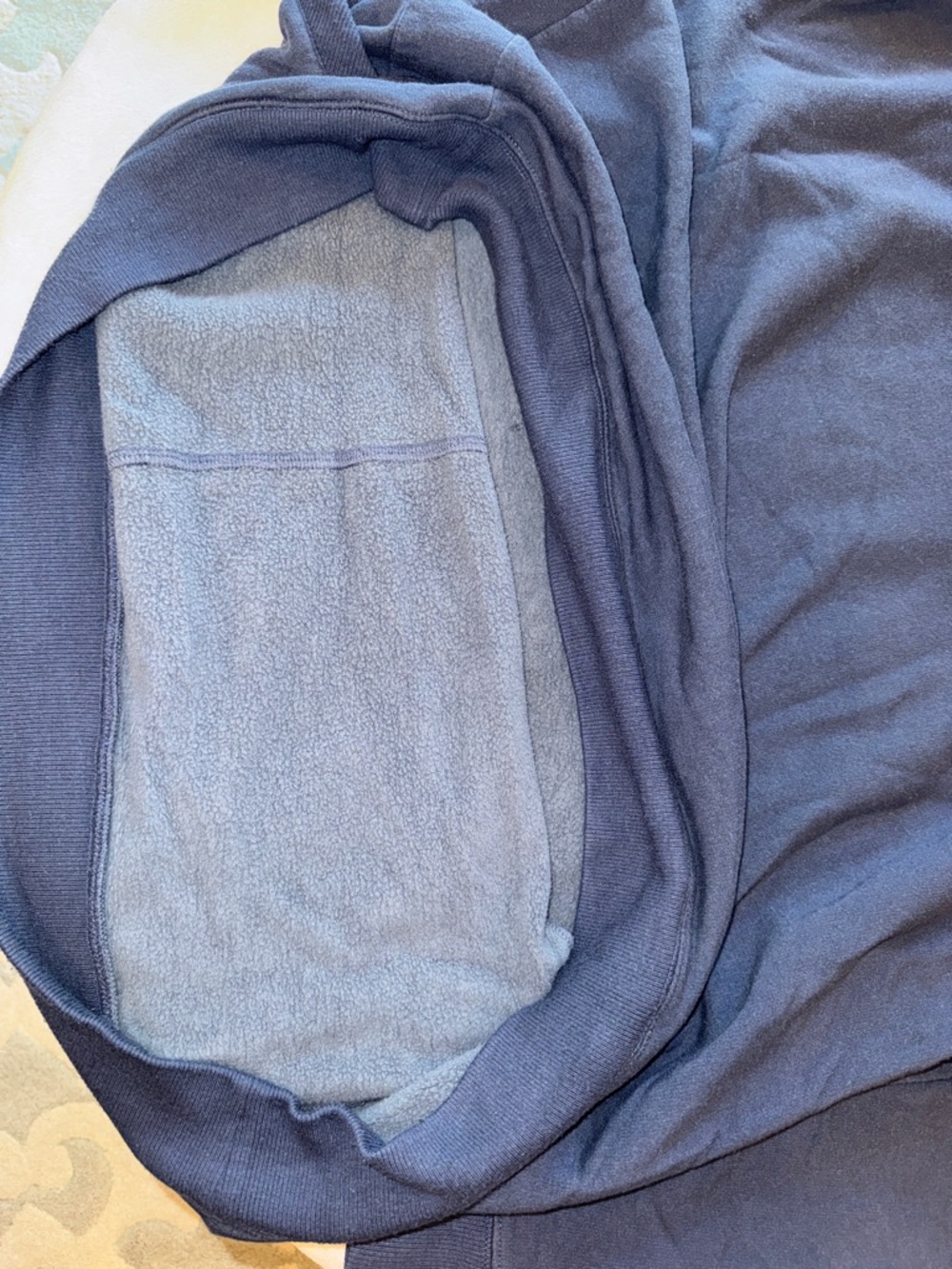 Travis Matthew Men's Navy Blue Hooded Sweatshirt with Drawstring - Picture 7 of 15